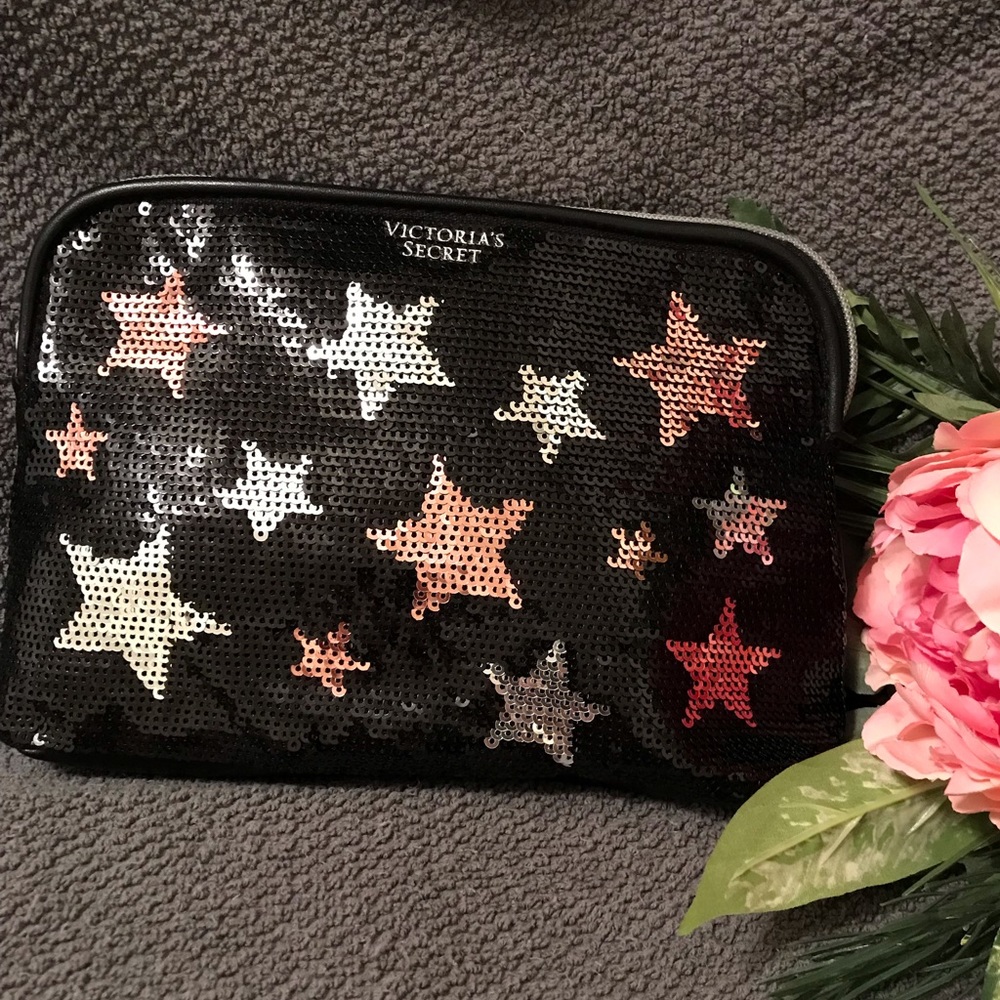 Victoria’s Secret Life of the Party sequin makeup bag